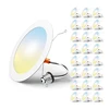 FREELICHT 24 Pack Retrofit LED Recessed Lighting, 6 Inch