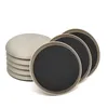 Round plastic furniture sliders 8 pack for carpet