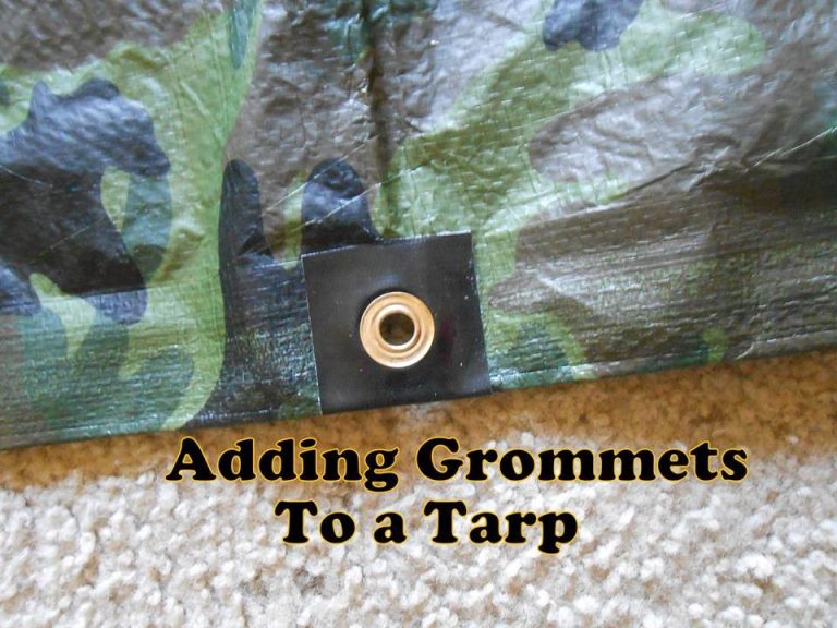 How to Add Grommets to Tarp