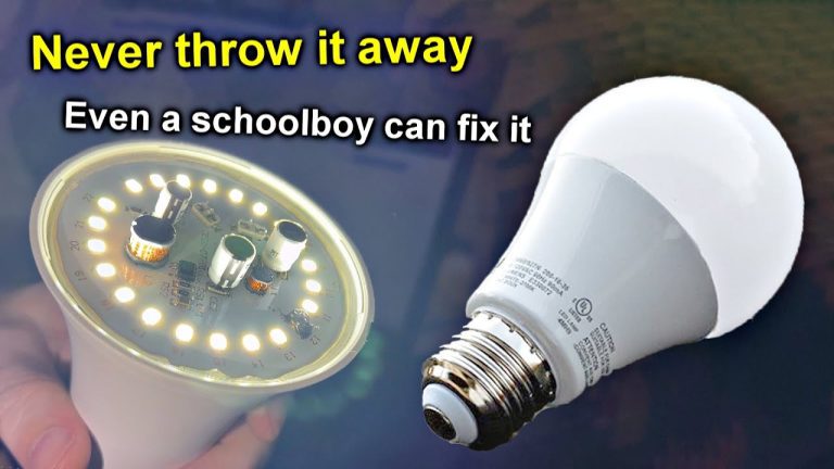 How to Fix a Led Light Bulb
