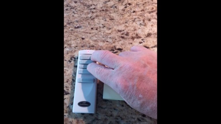 How to Reset Harbor Breeze Ceiling Fan Remote