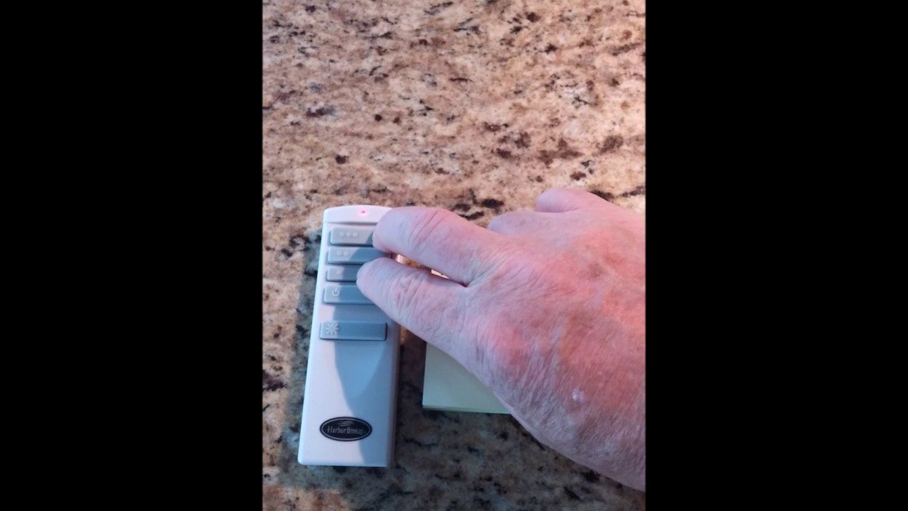 How to Reset Harbor Breeze Ceiling Fan Remote