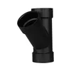 3 inch PVC 45 degree wye DWV pipe fitting