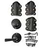 Kimberly Bay screen door hardware kit self-closing hinges black