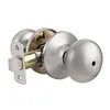 Probrico mushroom privacy door knob brushed nickel