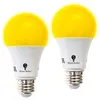 Solray Amber Yellow LED Bug Light Bulb, No Blue Light (2-Pack)