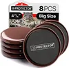 X-PROTECTOR Furniture Sliders for Carpet (8-Pack)