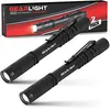 GearLight S100 LED Pocket Pen Light (2-Pack)