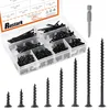 Rustark 390-piece number 7 coarse thread bugle head drywall screw assortment kit