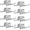 8-pack shallow new construction recessed lighting housing