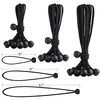 Ball bungee cords in three sizes for tarp canopy tie downs