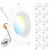 Sunco 12-Pack 6in Retrofit LED Recessed Lights, Dimmable
