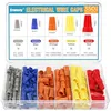350 piece assorted electrical wire connector nuts kit