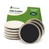 COVERCORNER Round Furniture Sliders (8-Pack)