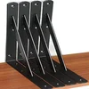 4 pack 10 inch heavy duty black shelf brackets with screws 4 pack 10 inch heavy duty black shelf brackets with screws