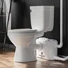 750W macerating toilet system with 4-inlet for basement bathroom