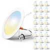 FREELICHT 24-Pack 6in Retrofit LED Recessed Lighting