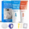White tub chip and bathtub repair kit for enamel, fiberglass, acrylic, porcelain