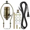 Lamp rewire kit with 3-way socket