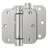 2-pack 3.5-inch adjustable self-closing door hinges