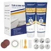 Fiberglass shower tub and porcelain sink repair kit