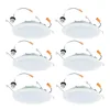 HALO 6 inch LED recessed light slim trim retrofit 6-pack