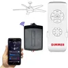 Smart WiFi ceiling fan remote control kit with 3 fan speeds and light dimmer