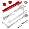 6-piece multifunctional basin wrench and sink wrench set