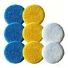 Soft cotton terry wax applicator pads 8 pack