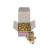 Charles Leonard brass plated fastener, 3/8 inch shank