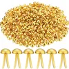 500-pack metal round paper fastener brads for crafts