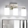 FonmYim Brushed Nickel Bathroom Light Fixture Over Mirror