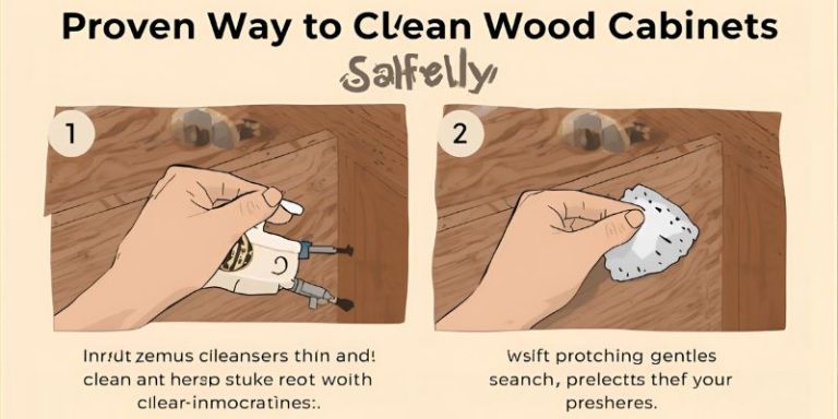 Proven Way to Clean Wood Cabinets Safely