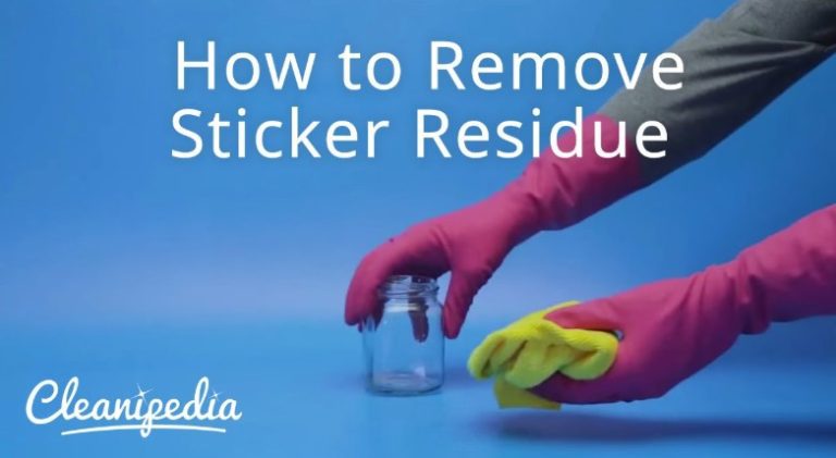 How To Remove Sticker Residue
