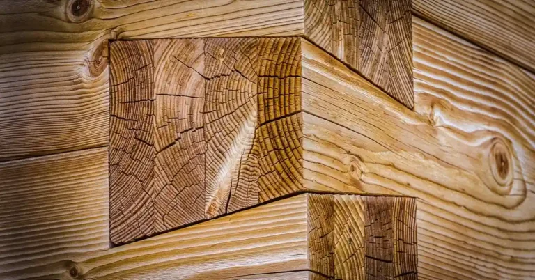 Dovetail joint connecting two pieces of wood in a woodworking project