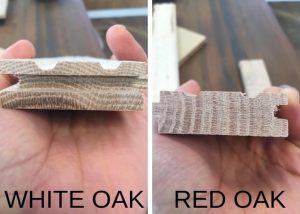 Red Oak Vs White Oak End Grain