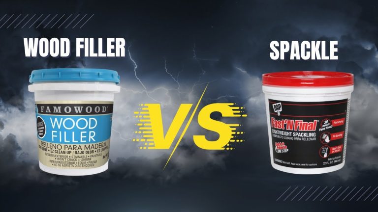 Spackling Vs Wood Filler
