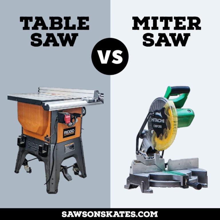 Table Saw Vs Mitre Saw