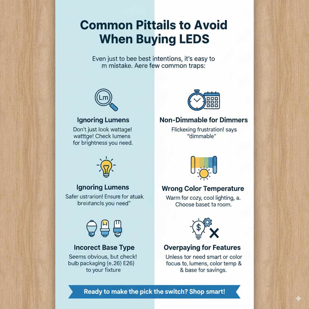Common Pitfalls to Avoid When Buying LEDs