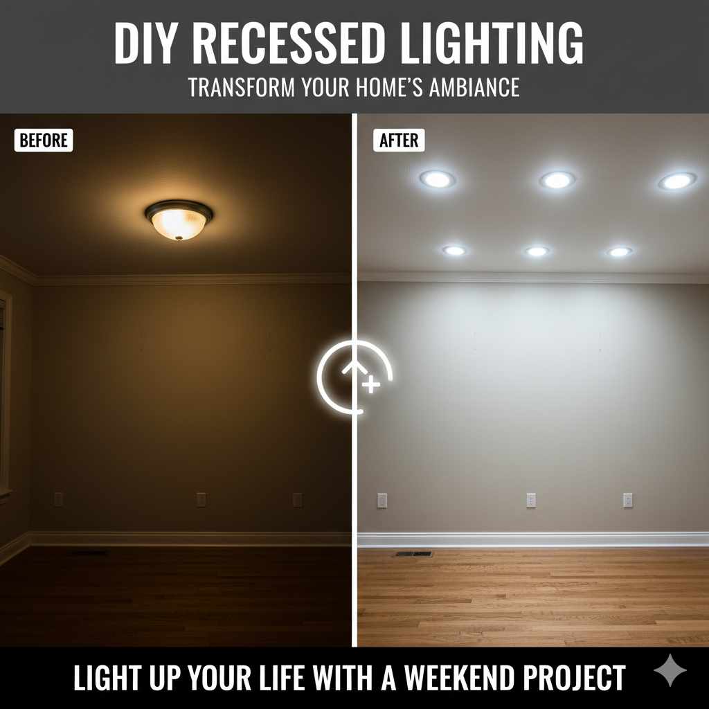 DIY Recessed Lighting