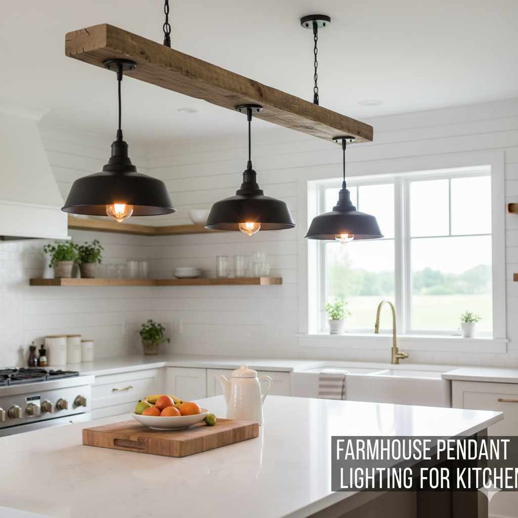 Farmhouse Pendant Lighting For Kitchen