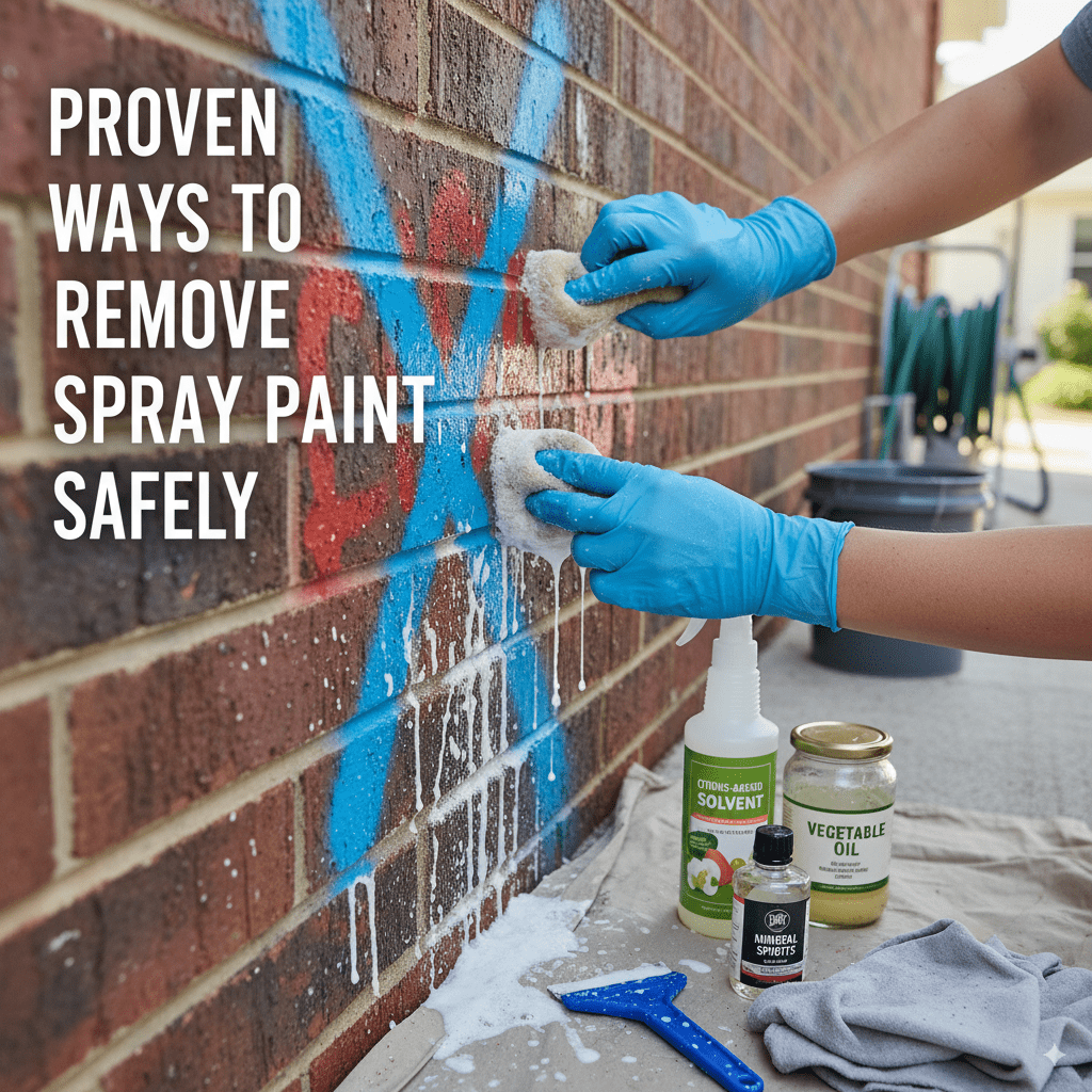 Proven Ways to Remove Spray Paint Safely