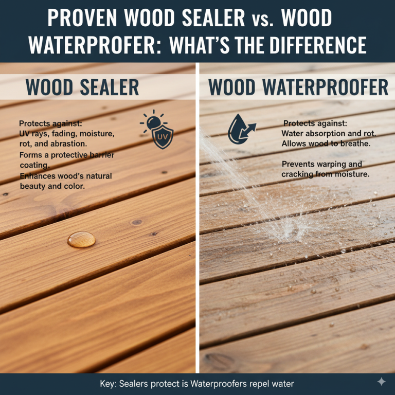 What is the Difference: Proven Wood Sealer vs. Waterproofer