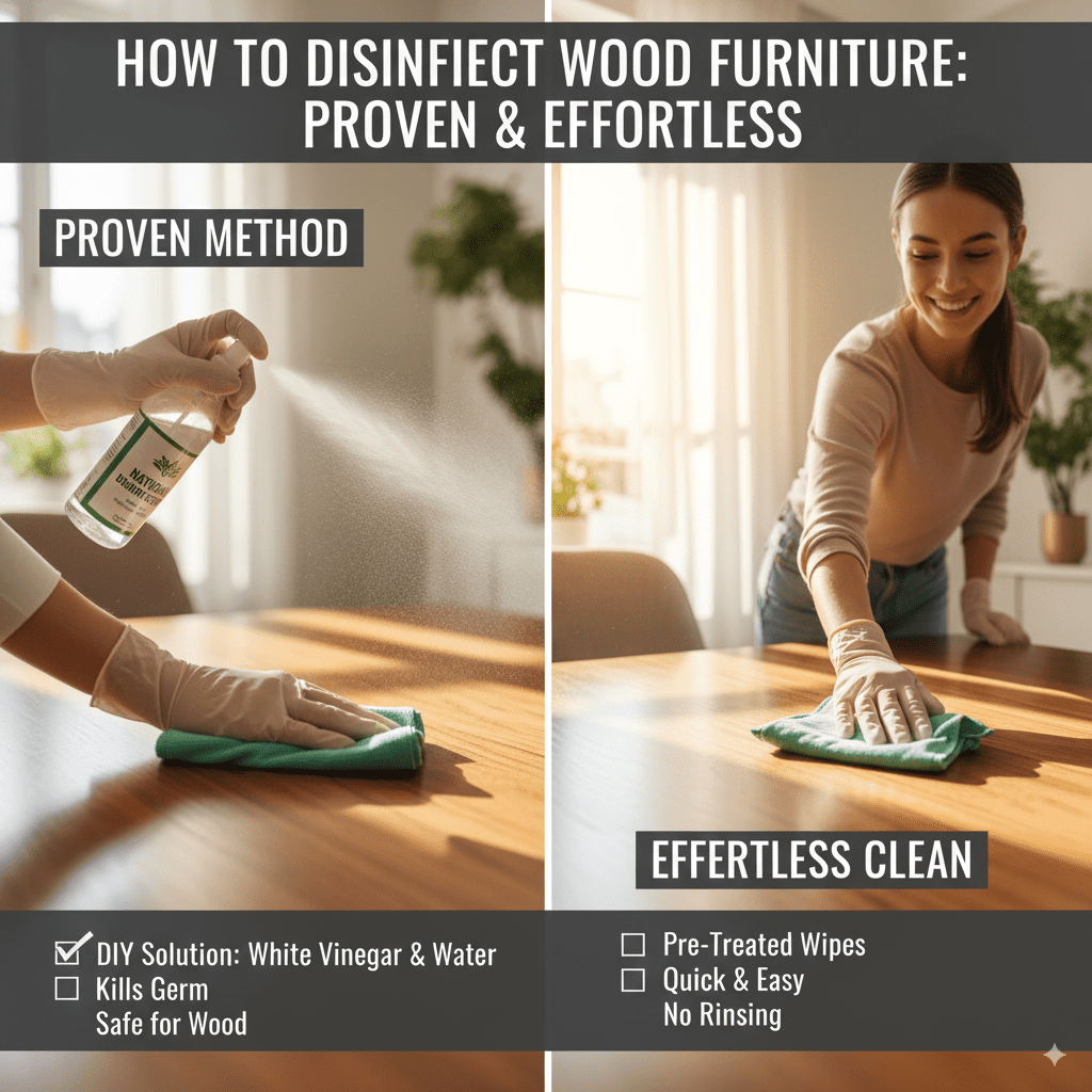 How to Disinfect Wood Furniture