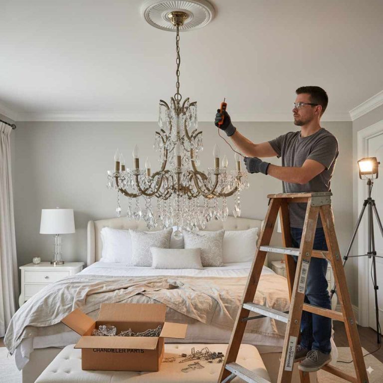How Do You Take Down a Chandelier