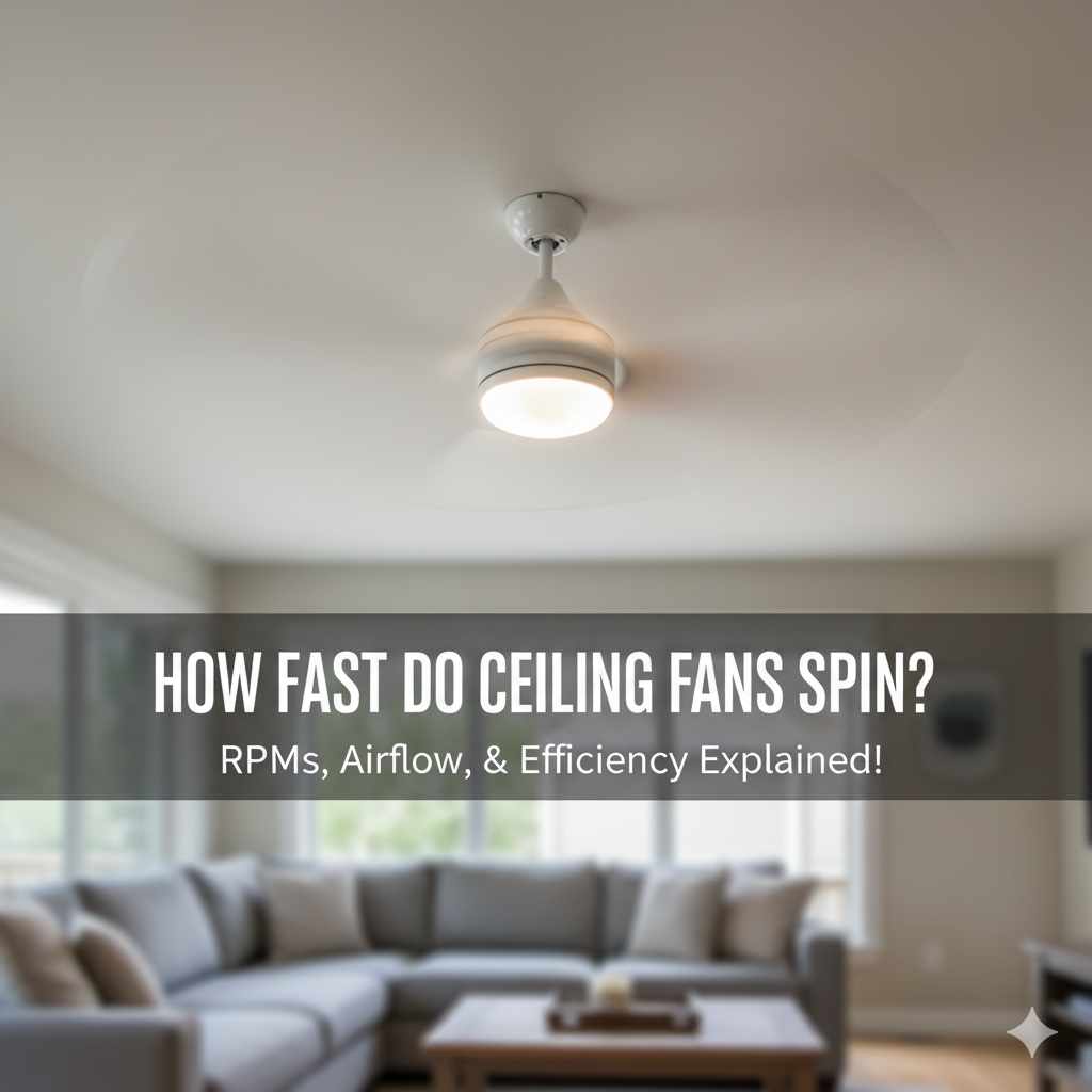 How Fast Do Ceiling Fans Spin