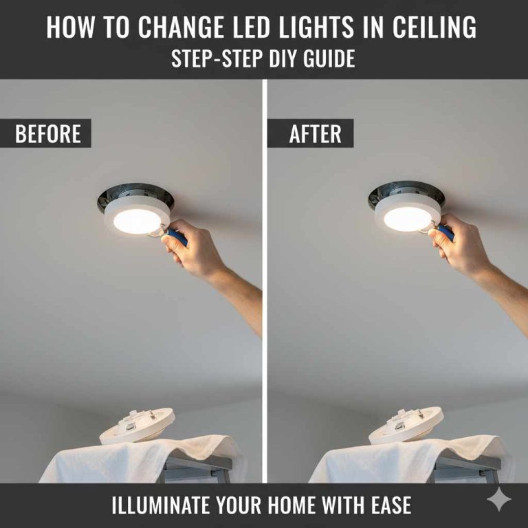 How To Change LED Lights In Ceiling