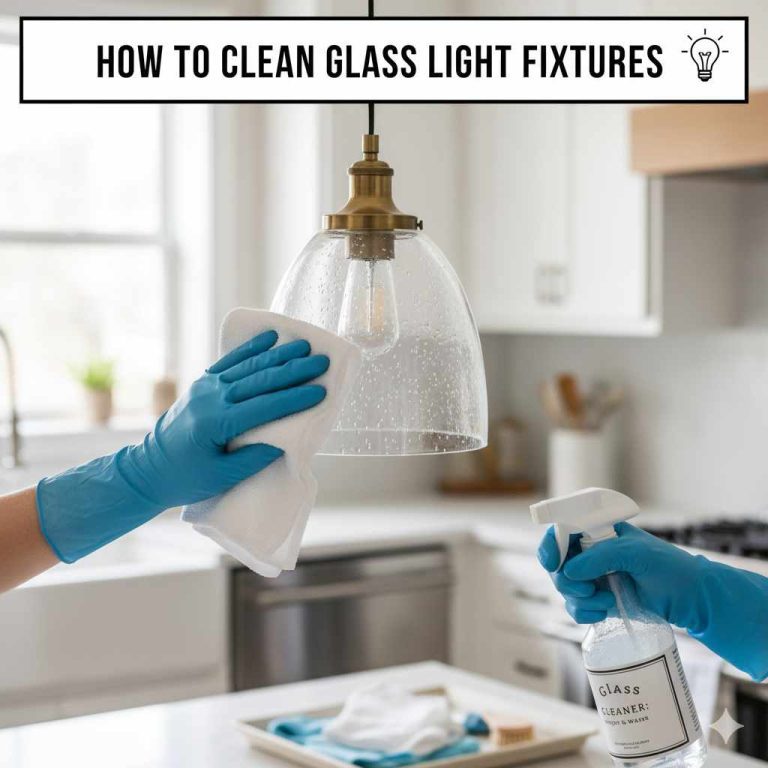 How To Clean Glass Light Fixtures