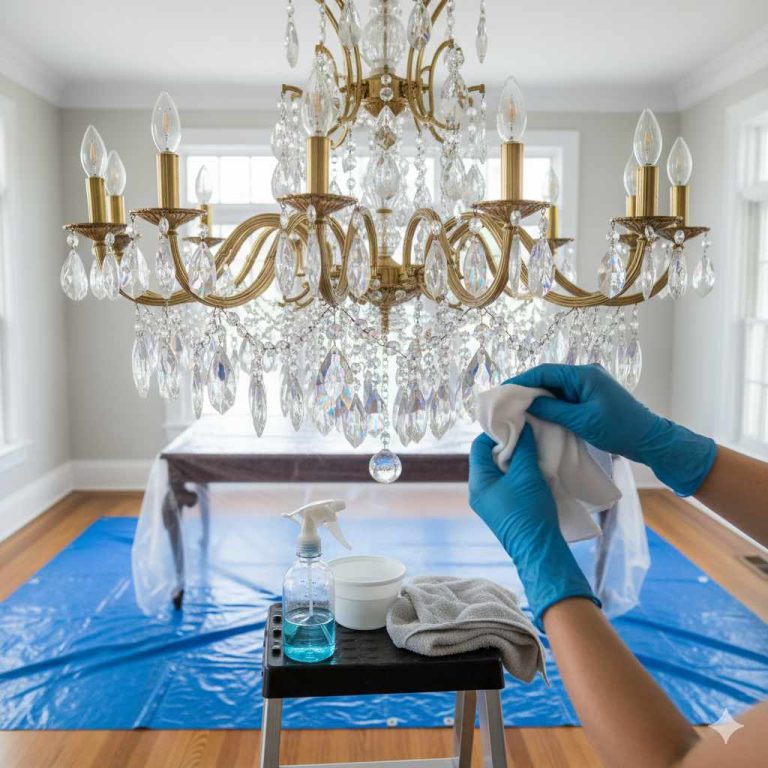 How to Clean Crystal Chandelier