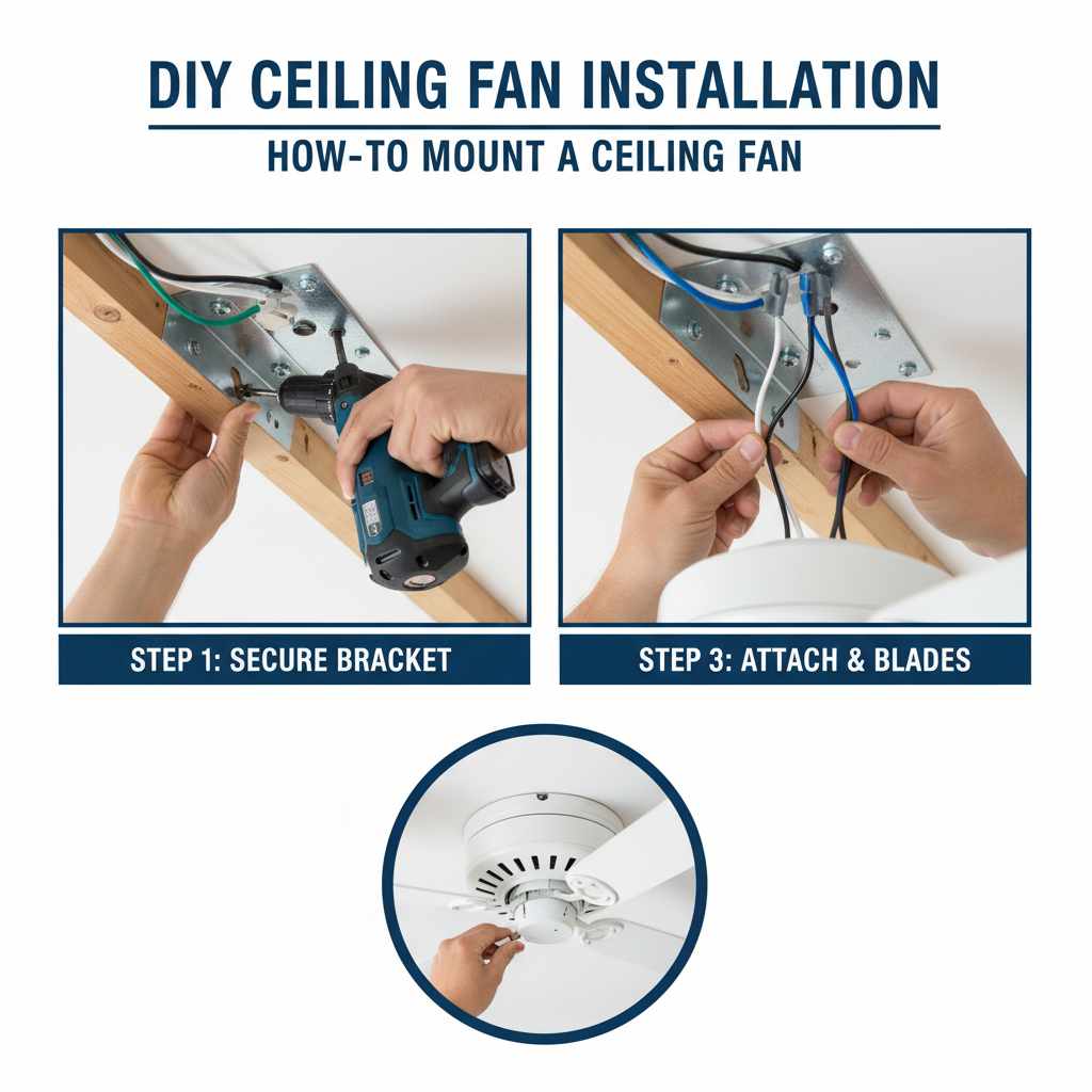 How to Mount Ceiling Fan